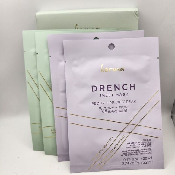 Karina Drench and Tone Duo 4 Piece Sheet Mask Set - Picture 2 of 8
